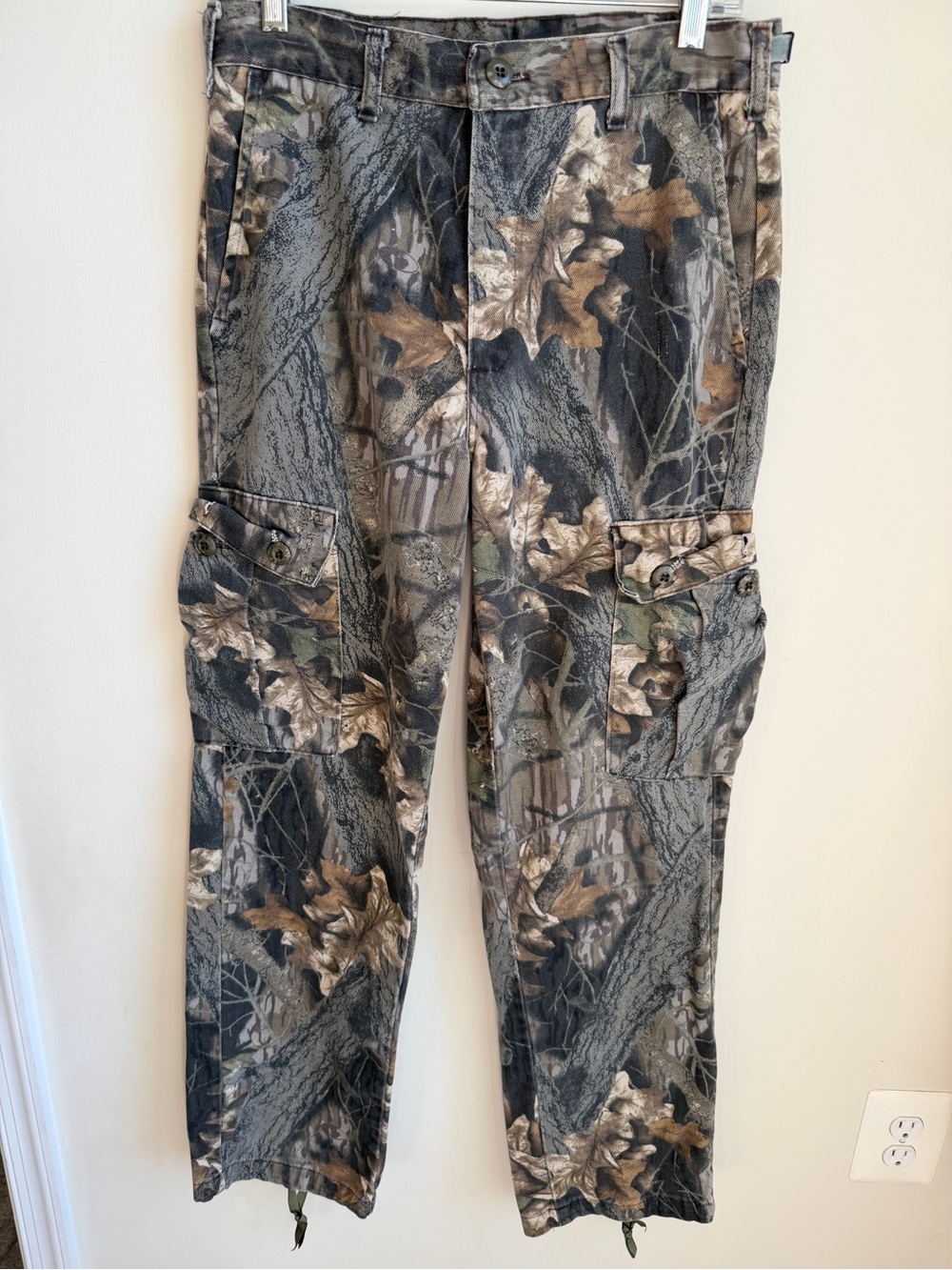 VTG Mossy Oak Made in USA Camo Cargo Pants Mens Small